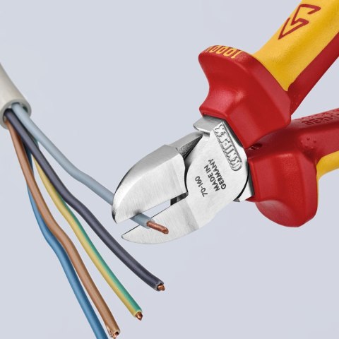 SZCZYPCE TNĄCE BOCZNE IZOLOWANE 160MM KNIPEX SZCZYPCE TNĄCE BOCZNE IZOLOWANE 160MM KNIPEX