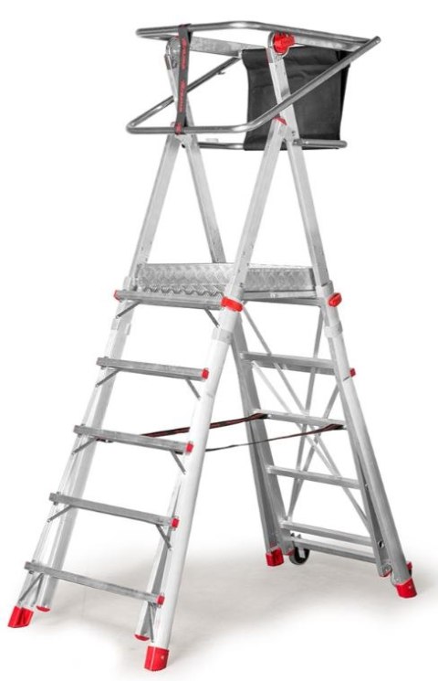 DRABINA/PODEST ROBOCZY PLS5 130/238CM 5 STOPNI FARAONE DRABINA/PODEST ROBOCZY PLS5 130/238CM 5 STOPNI FARAONE
