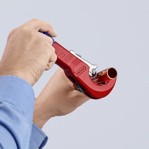 OBCINAK DO RUR 6-35 (1/4-3/8'') O GRUBOŚCI ŚCIANEK DO 2MM KNIPEX OBCINAK DO RUR 6-35 (1/4-3/8'') O GRUBOŚCI ŚCIANEK DO 2MM KNIPEX