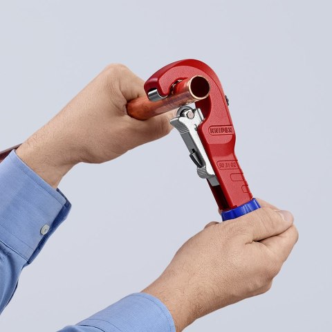 OBCINAK DO RUR 6-35 (1/4-3/8'') O GRUBOŚCI ŚCIANEK DO 2MM KNIPEX OBCINAK DO RUR 6-35 (1/4-3/8'') O GRUBOŚCI ŚCIANEK DO 2MM KNIPEX