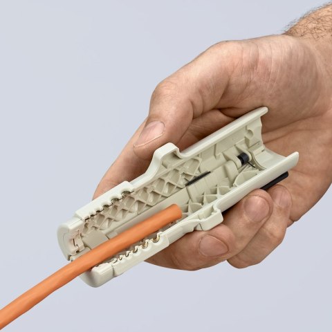 NARZĘDZIE DO ŚCIĄGANIA IZOLACJI Z KABLI TELEINFORMATYCZNYCH KNIPEX NARZĘDZIE DO ŚCIĄGANIA IZOLACJI Z KABLI TELEINFORMATYCZNYCH KNIPEX