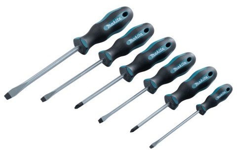 ZESTAW WKRĘTAKÓW 6 SZT. SL + PZ MAKITA ZESTAW WKRĘTAKÓW 6 SZT. SL + PZ MAKITA