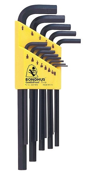 ZESTAW IMBUSÓW DŁUGICH CALOWYCH 12 SZT. BONDHUS ZESTAW IMBUSÓW DŁUGICH CALOWYCH 12 SZT. BONDHUS