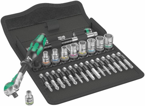 ZESTAW KLUCZY NASADOWYCH ZYLKOP 1/4'' 5-13 MM,16 CZ. WERA ZESTAW KLUCZY NASADOWYCH ZYLKOP 1/4'' 5-13 MM,16 CZ. WERA