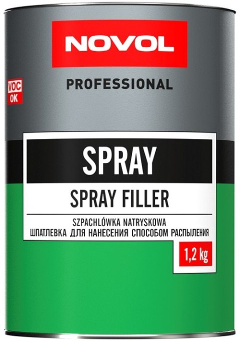 SZPACHLÓWKA NATRYSKOWA SPRAY 0,8 L NOVOL SZPACHLÓWKA NATRYSKOWA SPRAY 0,8 L NOVOL