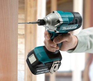 ZAKRĘTARKA UDAROWA AKUMULATOROWA 1/4'' 155NM 18V 2*5.0AH MAKITA