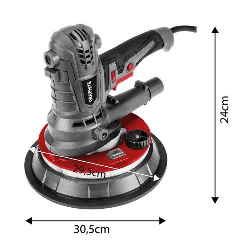 SZLIFIERKA DO GIPSU 900W, 180 MM, LED KRÓTKA GRAPHITE SZLIFIERKA DO GIPSU 900W, 180 MM, LED KRÓTKA GRAPHITE
