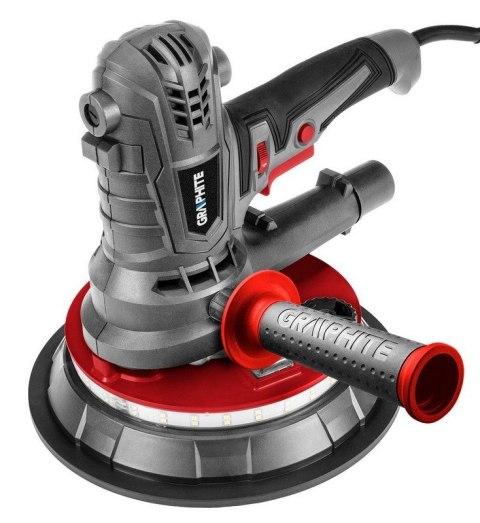 SZLIFIERKA DO GIPSU 900W, 180 MM, LED KRÓTKA GRAPHITE SZLIFIERKA DO GIPSU 900W, 180 MM, LED KRÓTKA GRAPHITE