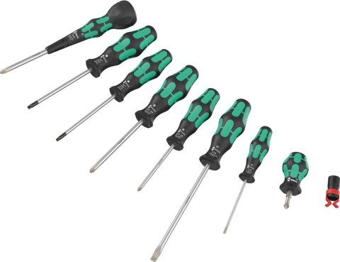ZESTAW WKRĘTAKÓW Z RĘKOJEŚCIĄ KULISTĄ BALL-GRIP SET 2, 9CZ. WERA ZESTAW WKRĘTAKÓW Z RĘKOJEŚCIĄ KULISTĄ BALL-GRIP SET 2, 9CZ. WERA
