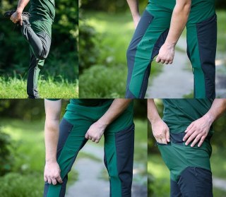 SPODNIE ROBOCZE OUTDOOR ZIELONO-SZARE ROZMIAR L NEO