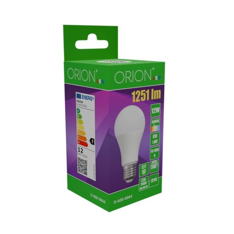 ŻARÓWKA LED 12W E27 1251LM 3000K CIEPŁA ORION ŻARÓWKA LED 12W E27 1251LM 3000K CIEPŁA ORION