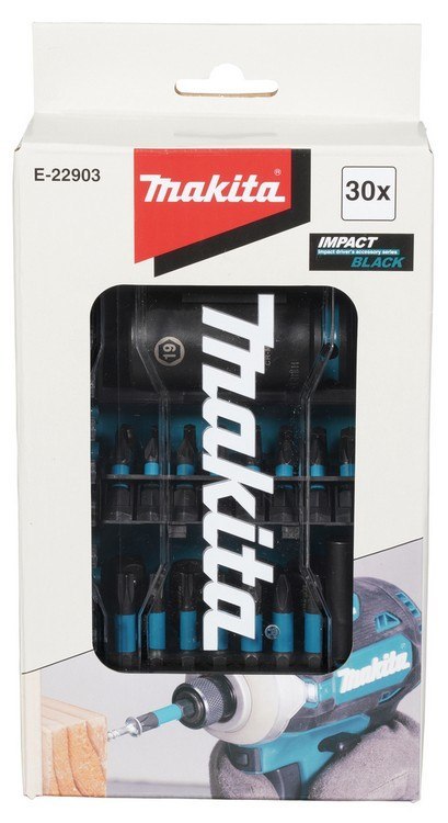 ZESTAW BITÓW I NASADEK IMPACT BLACK 30 EL. MAKITA ZESTAW BITÓW I NASADEK IMPACT BLACK 30 EL. MAKITA