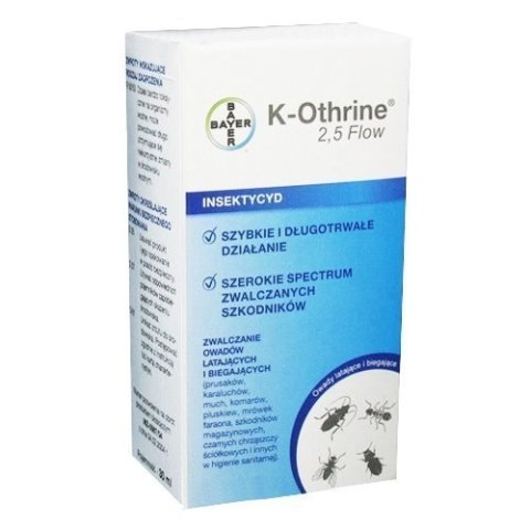 K-othrine FLOW 2,5 na Muchy i Owady Biegające 30ml Bayer (R) K-othrine FLOW 2,5 na Muchy i Owady Biegające 30ml Bayer (R)