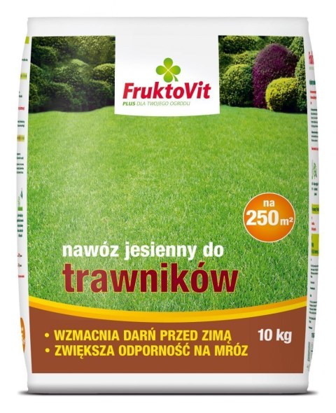 Nawóz Jesienny do Trawników 10kg FruktoVit Plus Nawóz Jesienny do Trawników 10kg FruktoVit Plus