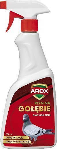 Płyn Odstraszający Gołębie i Inne Ptaki Repelent 500ml AROX (R) Płyn Odstraszający Gołębie i Inne Ptaki Repelent 500ml AROX (R)