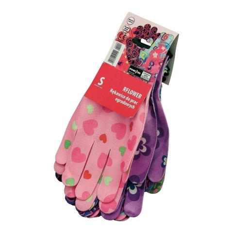 Rękawice Robocze-Ozdobne z Nylonu (RFLOWER_M) /6/ Rękawice Robocze-Ozdobne z Nylonu (RFLOWER_M) /6/