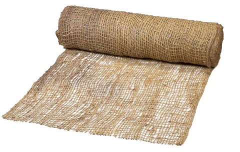 Tkanina Jutowa Siatka 120cm x 100mb 105g/m2 Rolka Tkanina Jutowa Siatka 120cm x 100mb 105g/m2 Rolka