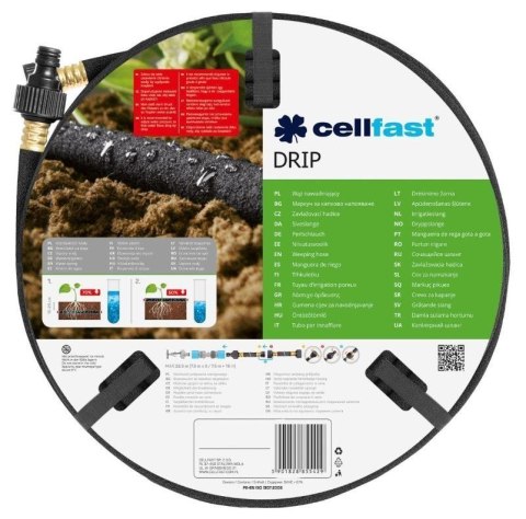 Wąż Nawadniający DRIP 1/2" 15mb do 70% Cellfast Wąż Nawadniający DRIP 1/2" 15mb do 70% Cellfast