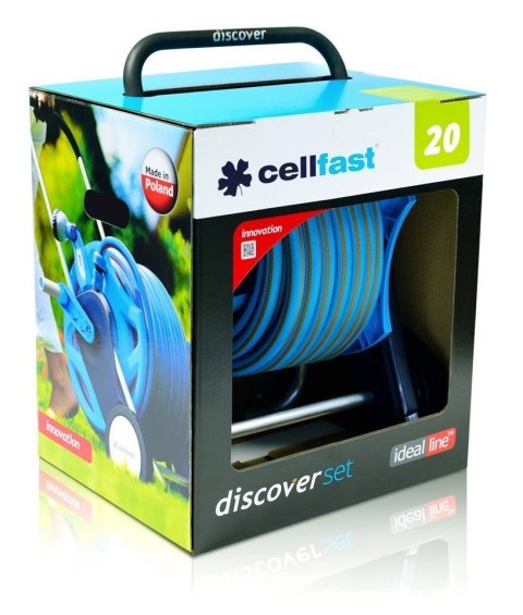 Wózek na Wąż ZESTAW DISCOVER 20m (55-620) Cellfast Wózek na Wąż ZESTAW DISCOVER 20m (55-620) Cellfast
