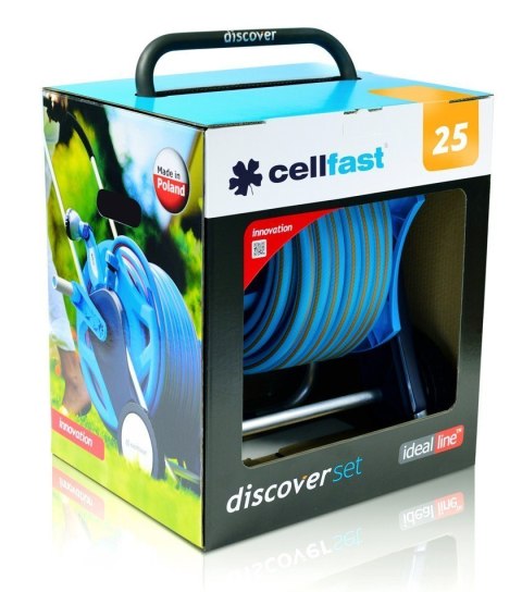Wózek na Wąż ZESTAW DISCOVER 25m (55-625) Cellfast Wózek na Wąż ZESTAW DISCOVER 25m (55-625) Cellfast