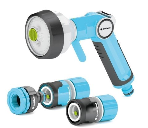 Zestaw ze Zraszaczem 4 Funkcyjnym 1/2" ERGO (53-540) Cellfast Zestaw ze Zraszaczem 4 Funkcyjnym 1/2" ERGO (53-540) Cellfast